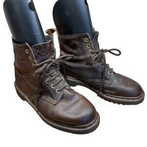 Dr. Martens 1460 Crazy Horse Leather Lace Up Boots NO SIZE Mark Men's US 10